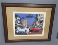 Signed and dated 2002 car picture No. 351 of