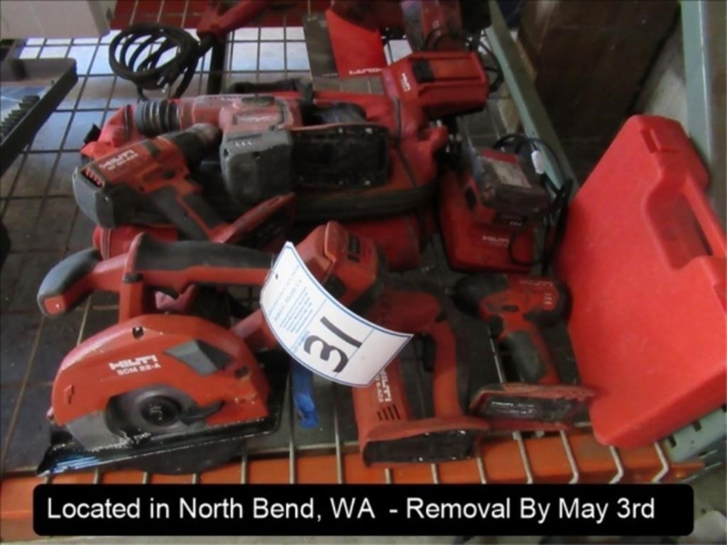 NORTH BEND GENERAL CONSTRUCTION - ONLINE AUCTION