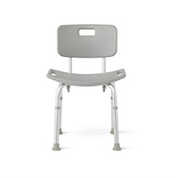 Medline Bath Chair with Back, Shower Chair has