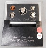 1998 US Silver Proof Set.