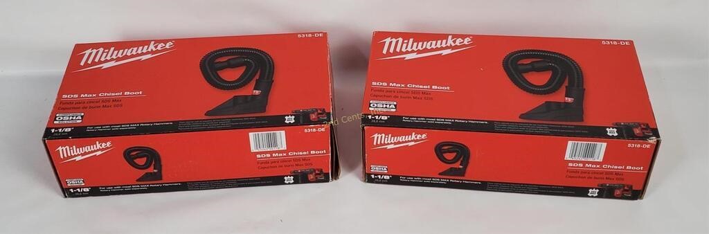 2 Milwaukee Sds Max Chisel Boots