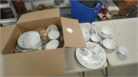 HARMONY HOUSE BLUE ORCHID CHINA SET