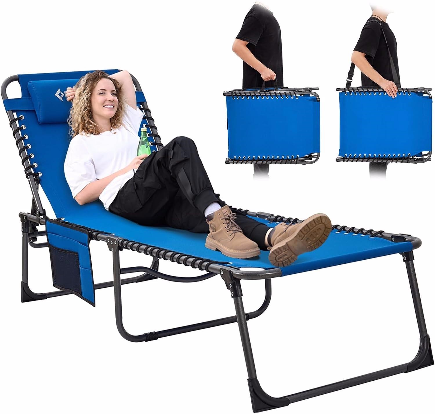 KingCamp Patio Chaise Lounge Chairs