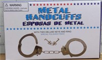 Metal handcuffs and keys