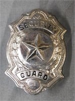 Obsolete Security Guard Badge.