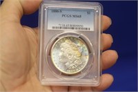 PCGS Graded 1880-S Morgan Silver Dollar