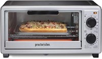 $68 - Proctor-Silex 4 Slice Toaster Oven Multi-Fun
