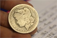 An 1878-CC Morgan Silver Dollar