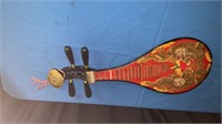 Chinese musical instrument red & black