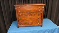 Antique T drawer Spool Cabinet by J.P. Coats