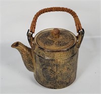 Ceramic Butterfly Decor Teapot