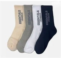 12 PAIRS Essentials FOG Socks 8 pairs Cotton Unise