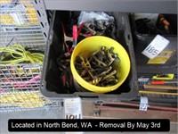 LOT, ASSORTED HAND CLAMPS IN THIS BIN