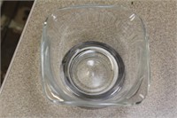 Sterling Rim Clear Glass Bowl