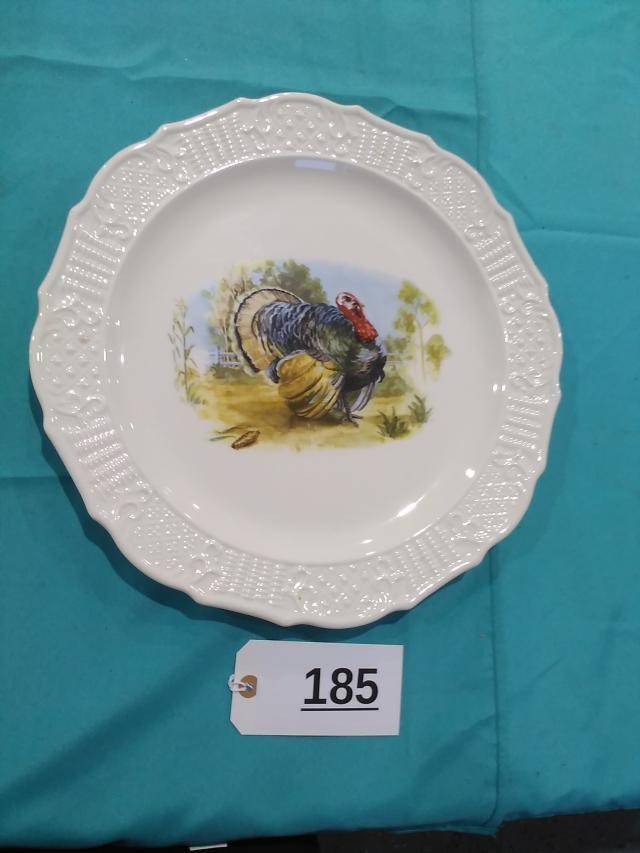 Canonsburg Pottery Turkey Plate