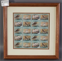 Framed Set of Canadian Stamps