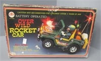 Battery operated Wild rocket car in box.