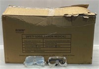 Case of 200 Safety Goggles - Asst Styles - NEW