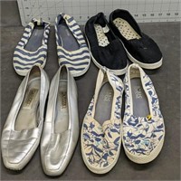 Lot of slip on shoes size 7 1/2 and 8