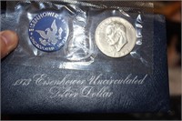 1973 Silver Eisenhower Uncirculated Dollar