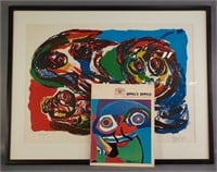 'Four Heads' Print by Karel Appel