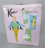 1961 Mattel Ken doll case with accessories.