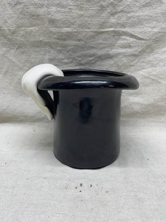 Ceramic Top Hat with Gloves