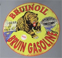 7.75" Bruin oil sign.