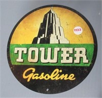 7.75" Tower gasoline sign.