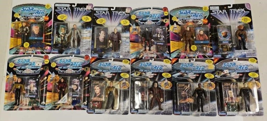 (12) "Star Trek"  Action Figures
