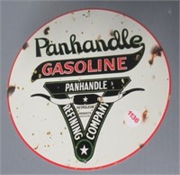 7.75" Panhandle gas sign.