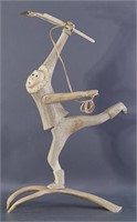 Antler and Bone Inuit Sculpture