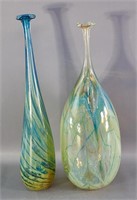 Pair of Robert Held Glass Vases