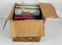 Box Of Vtg Records, Oldies Etc.