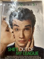 Multi Signed She’s Out Of My League Poster. 27x40