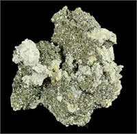 NATURAL PYRITE WITH QUARTZ FORMATION