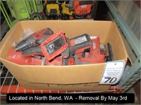 LOT, ASSORTED CORDLESS HILTI POWER TOOLS,