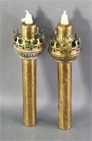 Karlskrona Brass Candle Lamps