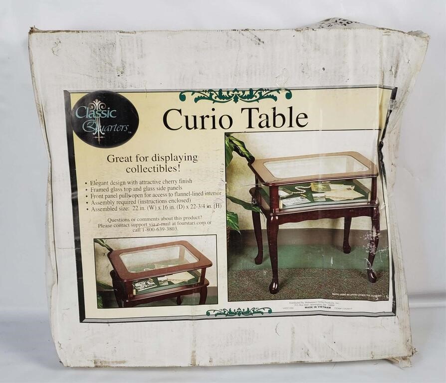 New Classic Quarters Curio Table