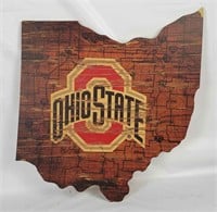 Ohio State Wooden Plaque