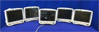 GE Dash 5000 Lot Of (5) Patient Monitor W/ SPO2, T