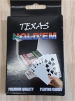 Texas hold'em playing cards