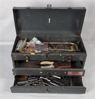 Dayton Metal Tool Box W/ Tools