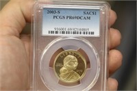 PCGS Graded 2003-S Sacagawea Dollar