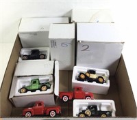 (6) Scale Model Die Cast Ford Trucks