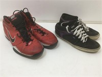 Nike size 13, Vans size 10.5. In previously owned