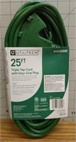 Utilitech 25ft triple tap cord with easy grip