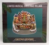 LIGHTED MUSICAL CHRISTMAS VILLAGE