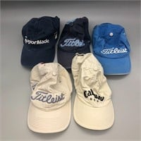 Golf Logo Hats Taylormade and Titleist