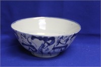 A Vintage Chinese Blue and White Porcelain Bowl